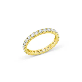 18k Yellow Gold 1.16 ctw Eternity Band