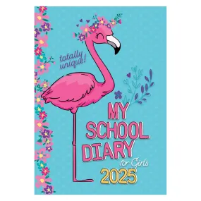 2025 School Diary - Daily Planner for Girls - Paperback