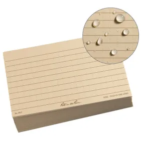 3 X 5 Index Cards - Tan - 100 Pack