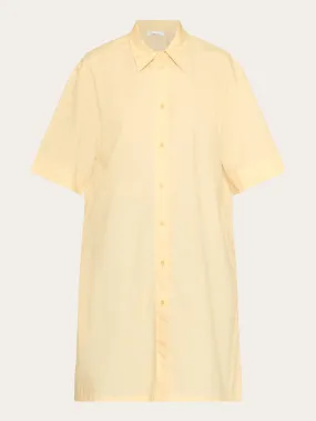 A-shape short sleeved poplin shirt dress - GOTS/Vegan - Impala