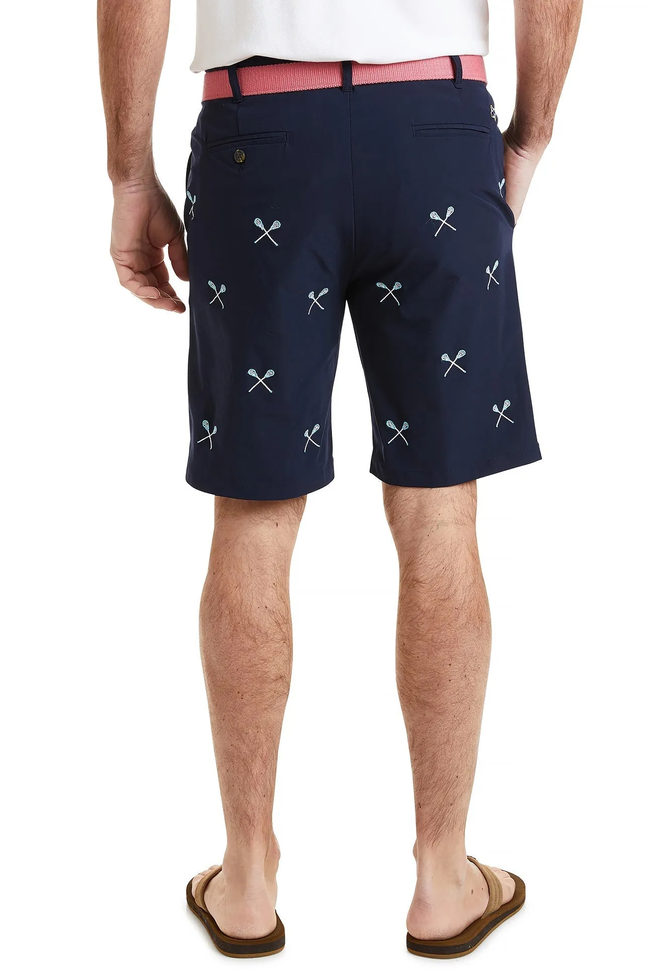 ACKformance Short Nantucket Navy with Lacrosse Sticks