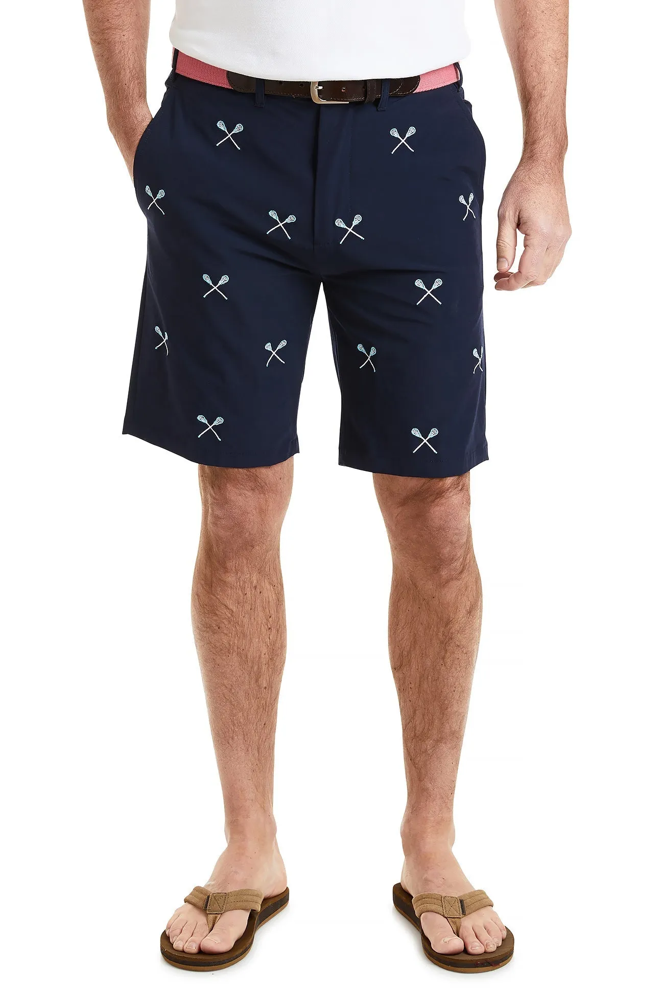 ACKformance Short Nantucket Navy with Lacrosse Sticks