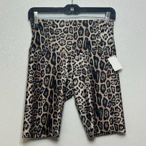 Animal Print Athletic Shorts Cme, Size S