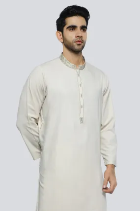 Beige Ayudia Shalwar Kameez