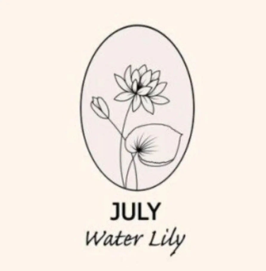 Birth Month Flower Necklace