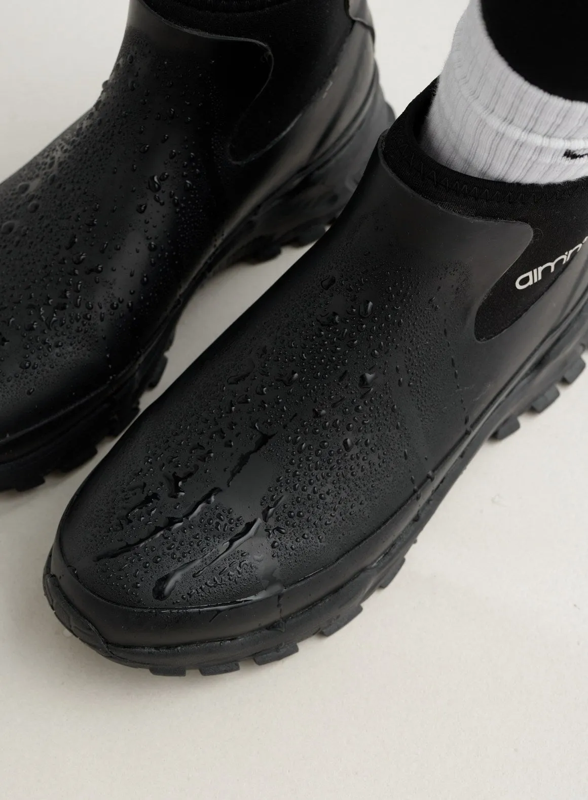 Black Fusion Rain Boot