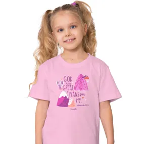 Blessed Girl Kids T-Shirt God Has Great Plans