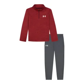 Boys' Under Armour Toddler Tech Wordmark 1/4 Zip Set