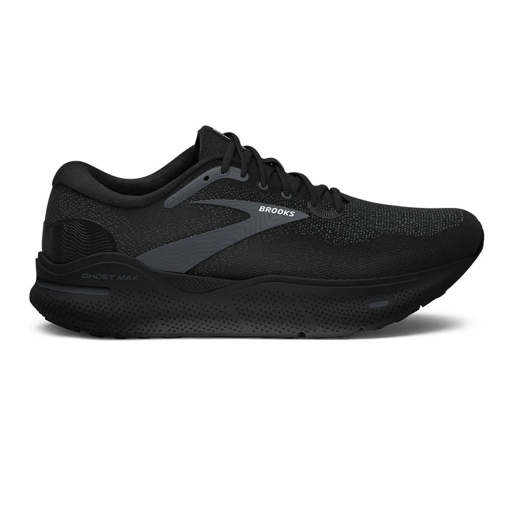 Brooks Ghost Max Wide (Mens) - Black/Black/Ebony