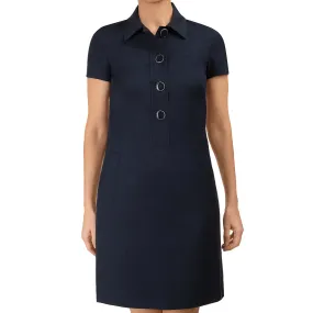 Classic Shirt Dress in Navy