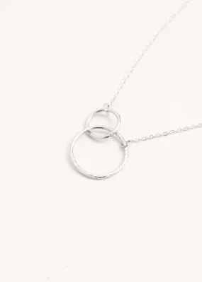 CONNECT ROUND NECKLACE - SILVER