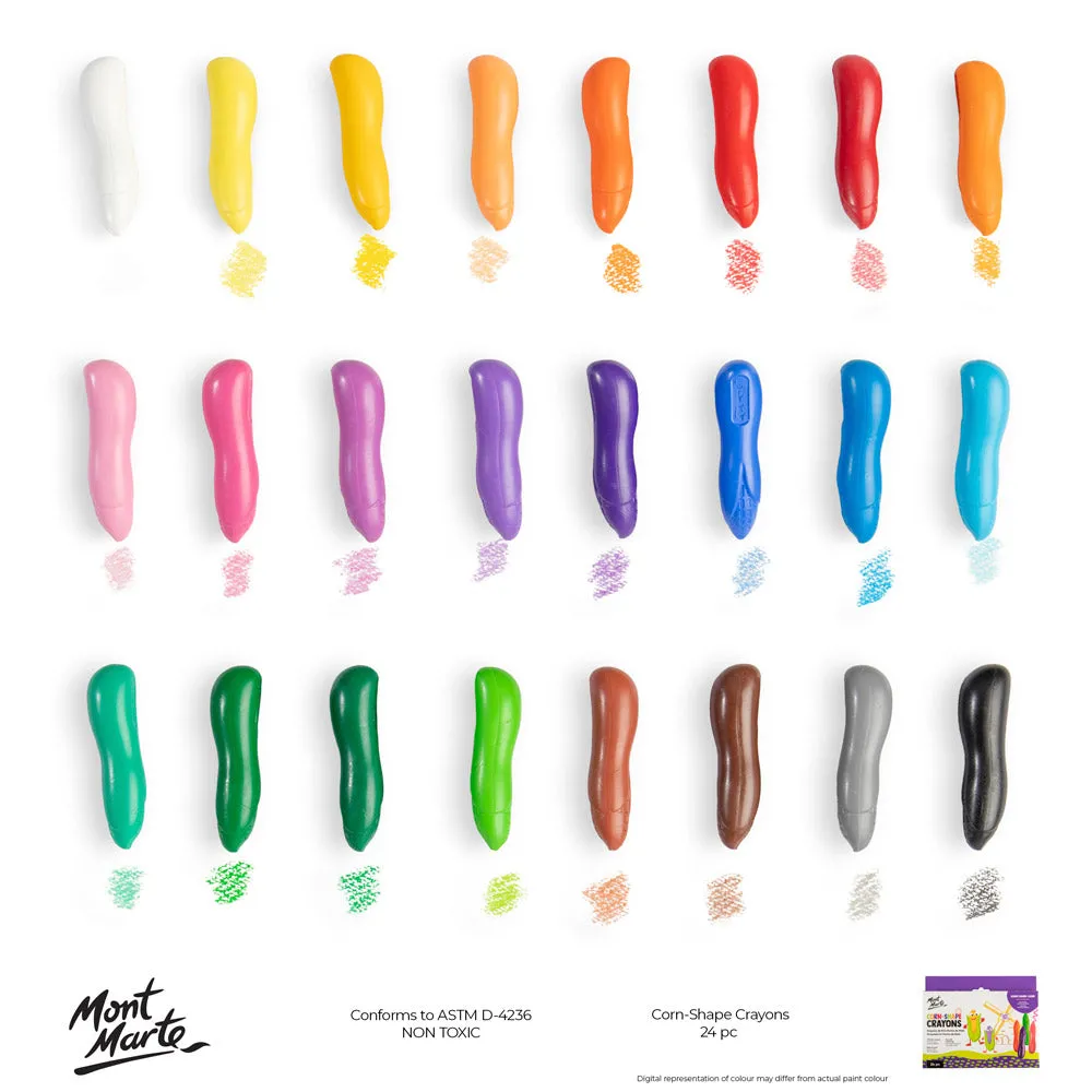 Corn-Shape Crayons 24pc