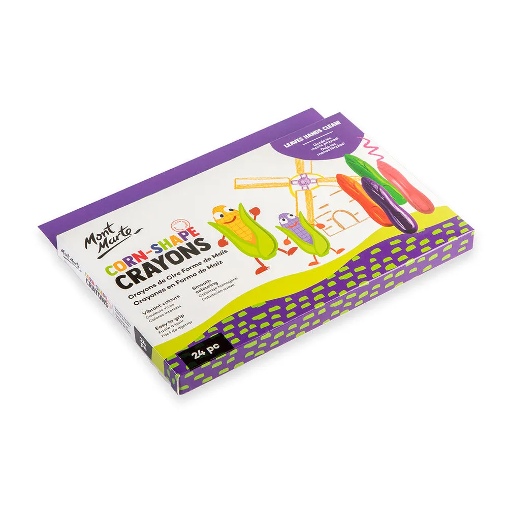 Corn-Shape Crayons 24pc