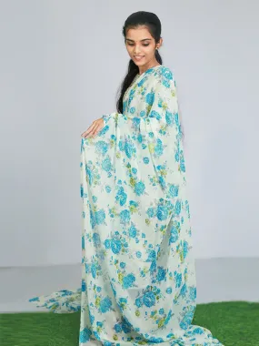 Elegant Georgette Printed Saree - Only ₹336!