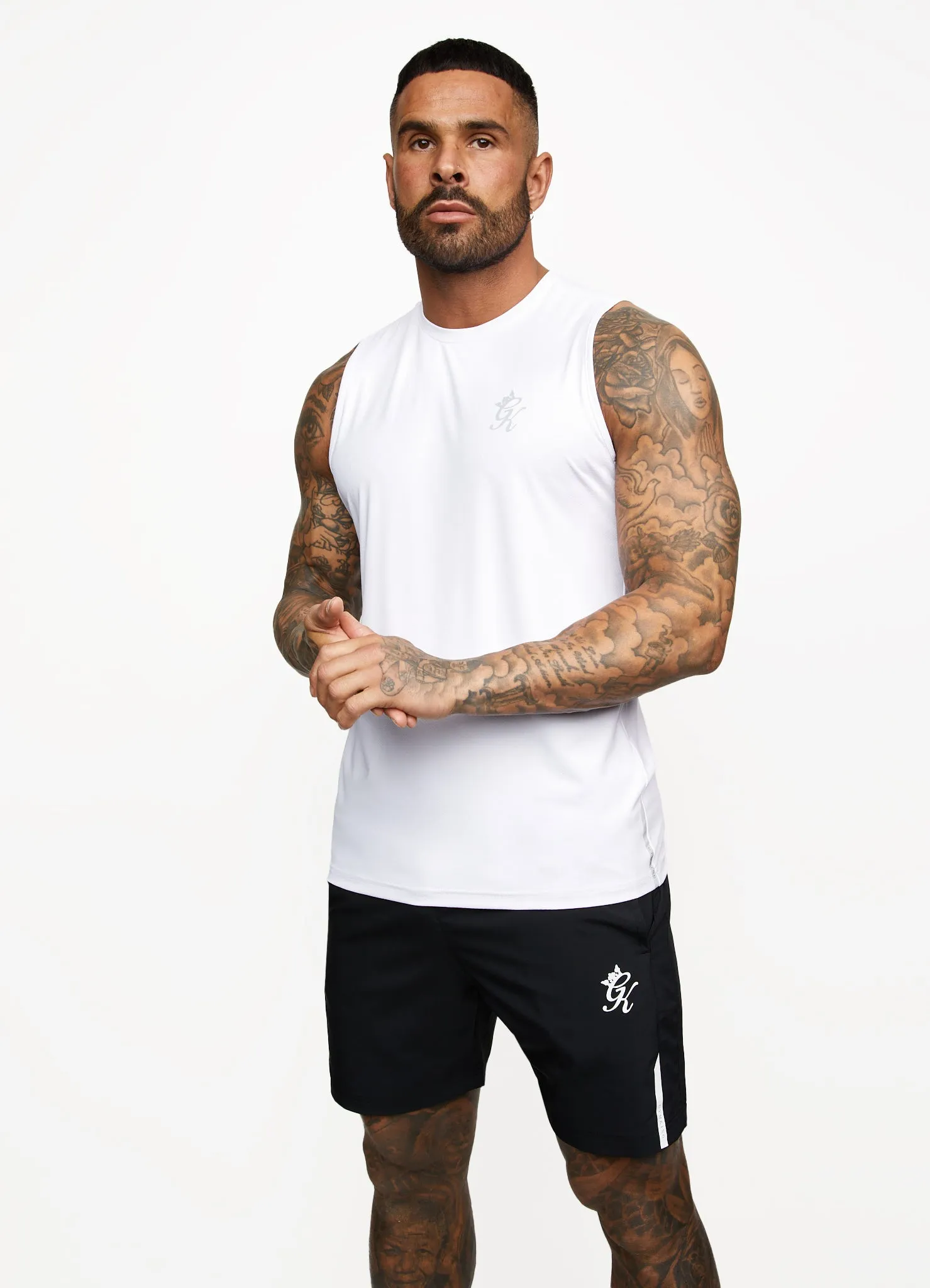 Gym King Energy Vest - White