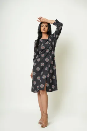 Hand Block Side Placket Dress