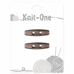 Knit-One Toggle Buttons