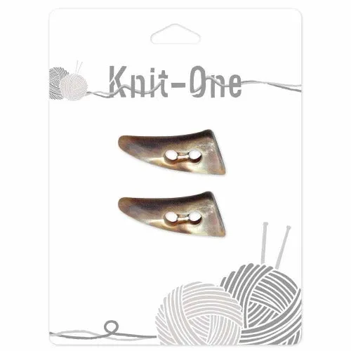 Knit-One Toggle Buttons