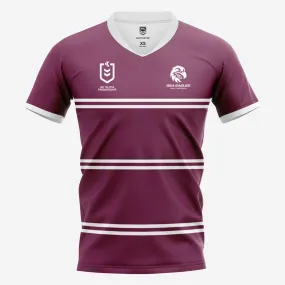 Manly Sea Eagles Men's Home Supporter Jersey NRL Rugby League by Burley Sekem