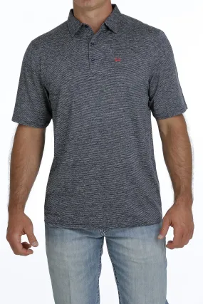 Men's Cinch Arenaflex Polo - Heather Navy