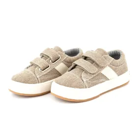 Miles Double V Shoe - Khaki