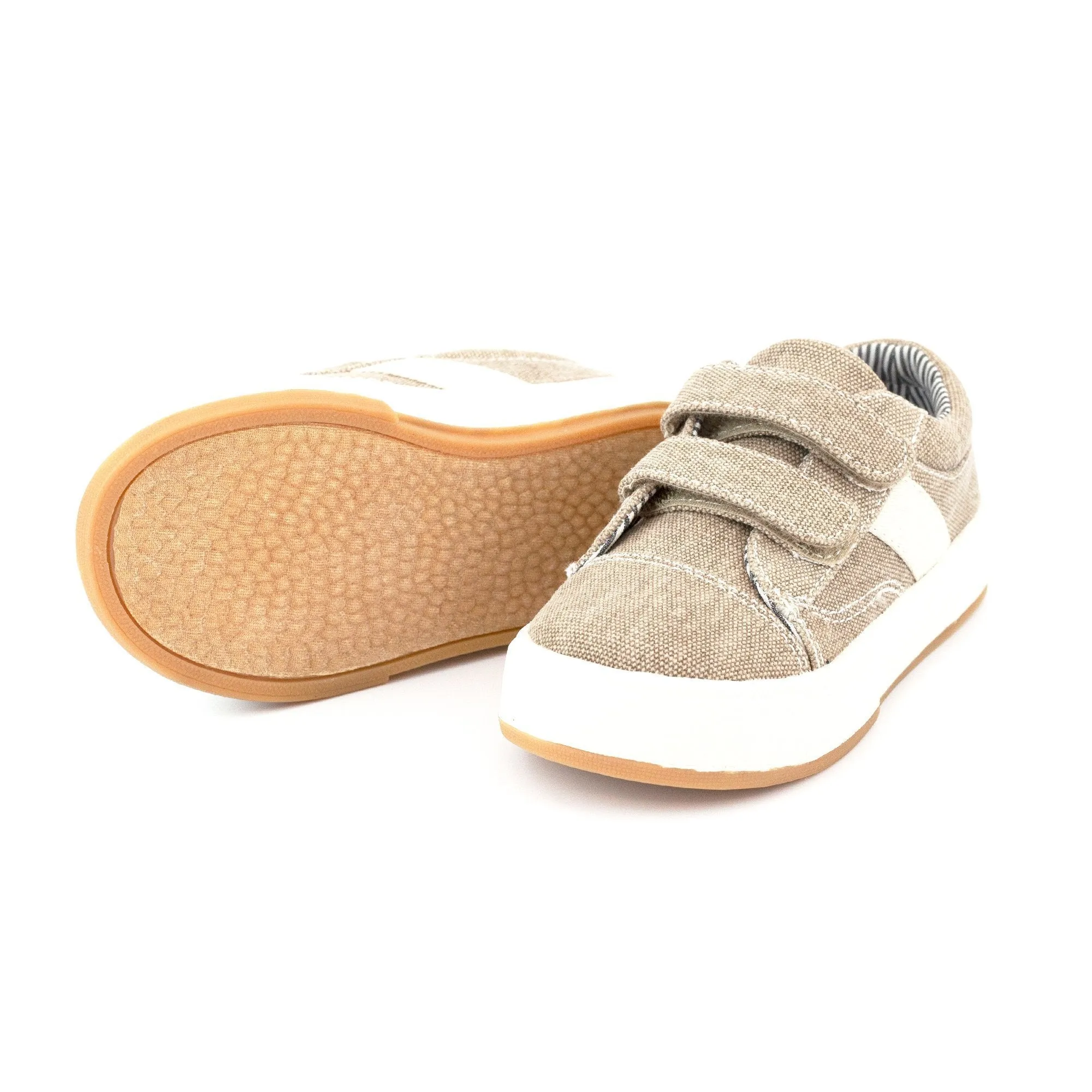 Miles Double V Shoe - Khaki