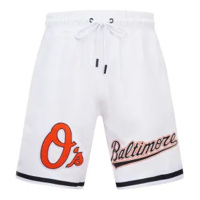 MLB BALTIMORE ORIOLES CLASSIC CHENILLE MEN'S SHORT (WHITE)