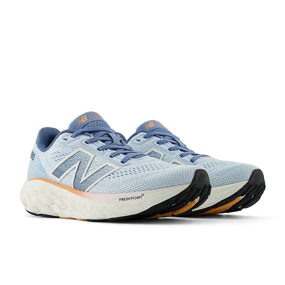 New Balance Fresh Foam X 880 v14 Wide (Womens) - Quarry Blue with Sea Salt  and Heron Blue