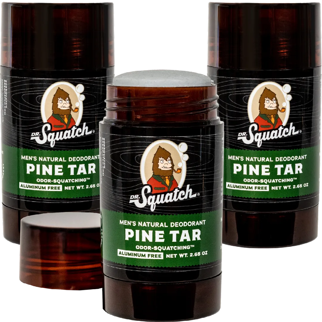 Pine Tar Deodorant 3-Pack