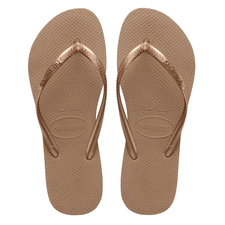 Slim Rose Gold Flip Flop