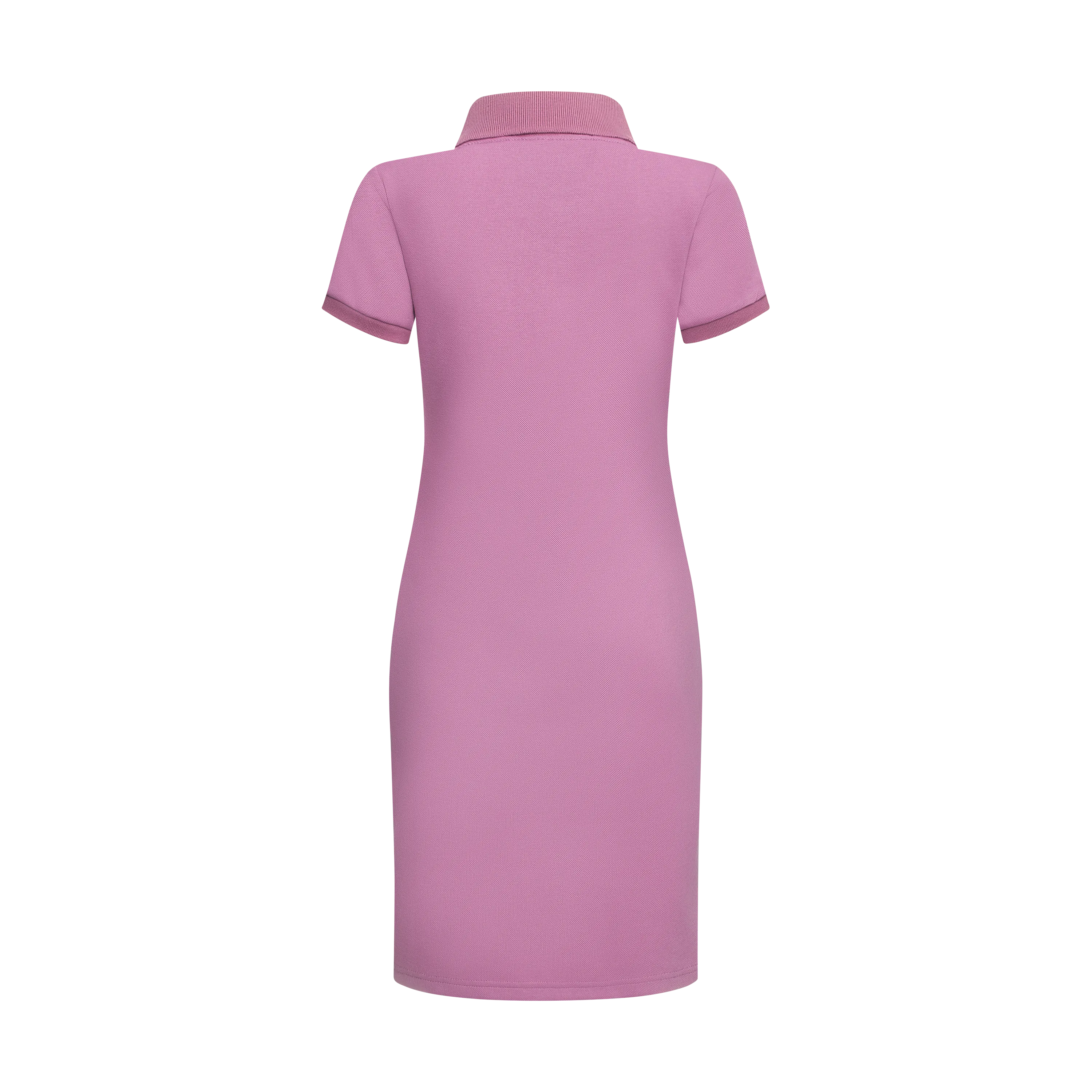 THE STAPLE POLO DRESS-MAUVE