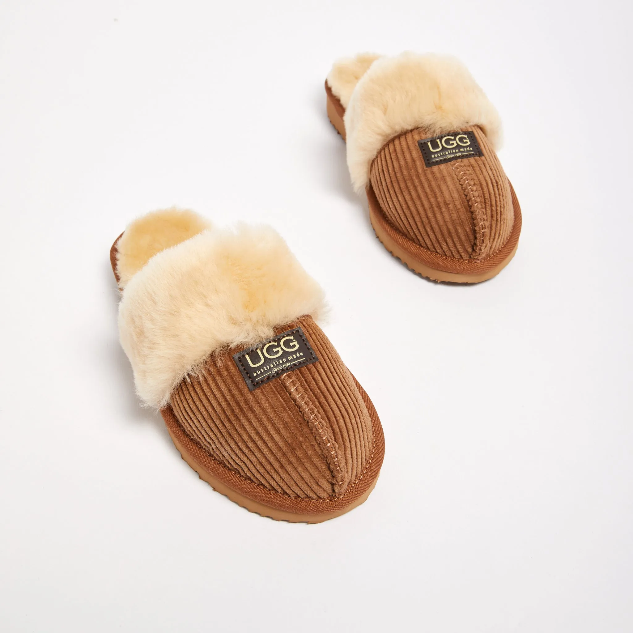 Women's Corduroy Designer Slippers